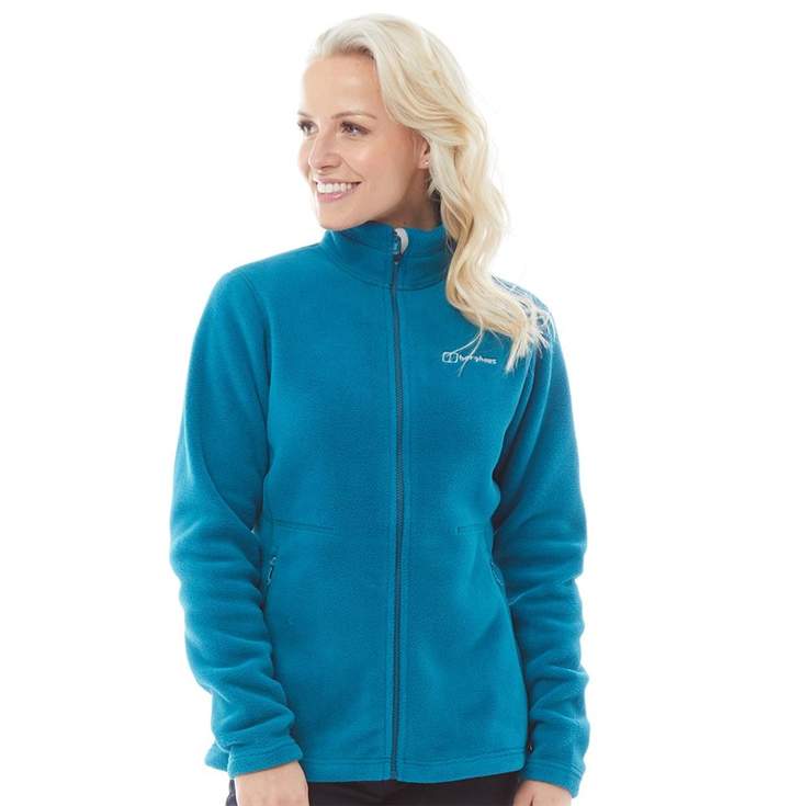 turquoise fleece jacket