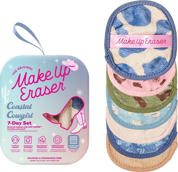 The Original MakeUp Eraser Coastal Cowgirl 7-Day Reusable MakeUp Eraser Set