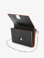 Thumbnail for your product : Loewe Anagram-embellished grained-leather wallet-on-chain