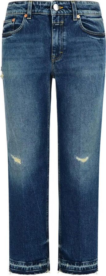 Closed Milo distressed frayed jeans