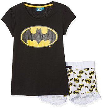 DC Comics Girl's Batman Pyjama Sets,(Manufacturer Size:8 Years)