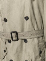 Thumbnail for your product : Maison Margiela Ripped Hem Trench Coat