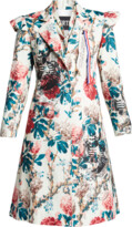 Thumbnail for your product : Libertine Kandi Floral Ruffle-Cap Coat