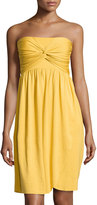 Thumbnail for your product : Rachel Pally Strapless Knot-Front Jersey Dress, Cumin