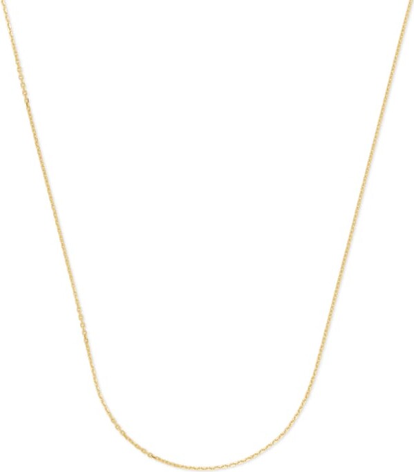 Kendra Scott 30 Inch Thin Chain Necklace in 18k Rose Gold Vermeil