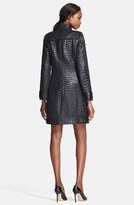 Thumbnail for your product : Tracy Reese Glossy Croc Embossed Duffle Coat