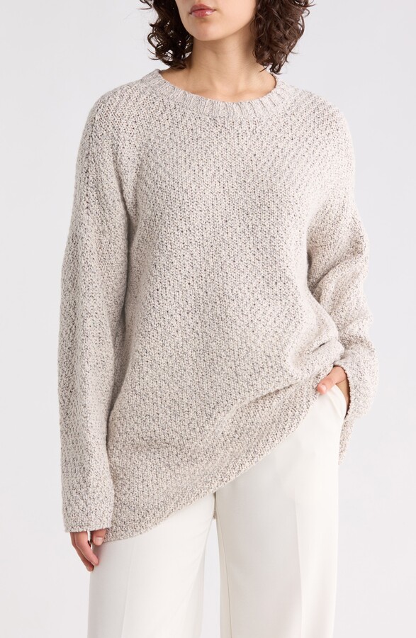 Eileen Fisher Organic Cotton Tunic Sweater