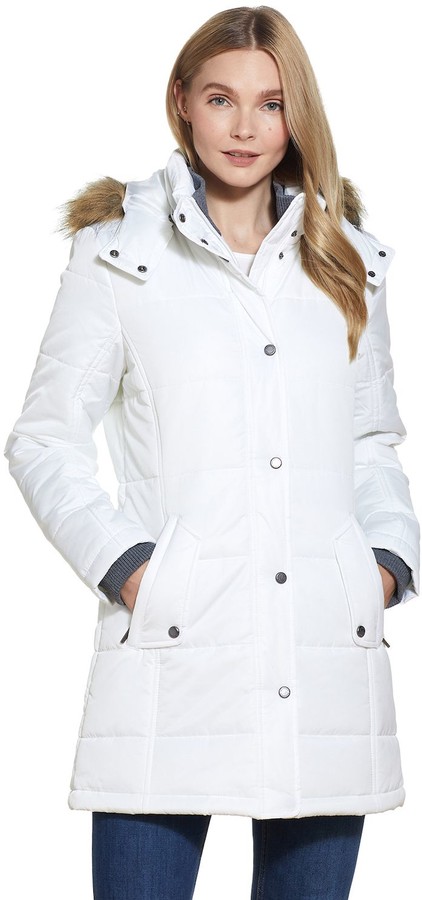 women's weathercast hooded heavyweight jacket