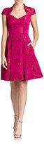 Thumbnail for your product : Theia Floral Taffeta Dress