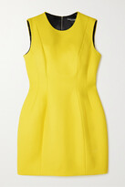 Thumbnail for your product : Dolce & Gabbana Wool-ponte Mini Dress - Yellow