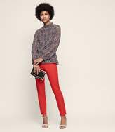 Thumbnail for your product : Reiss SABRI PRINTED LONG-SLEEVED BLOUSE Multi