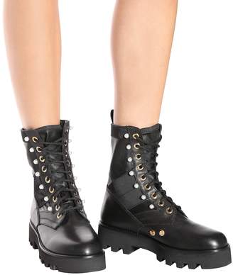 Altuzarra Embellished leather ankle boots