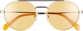Thumbnail for your product : Polaroid 55mm Polarized Round Aviator Sunglasses