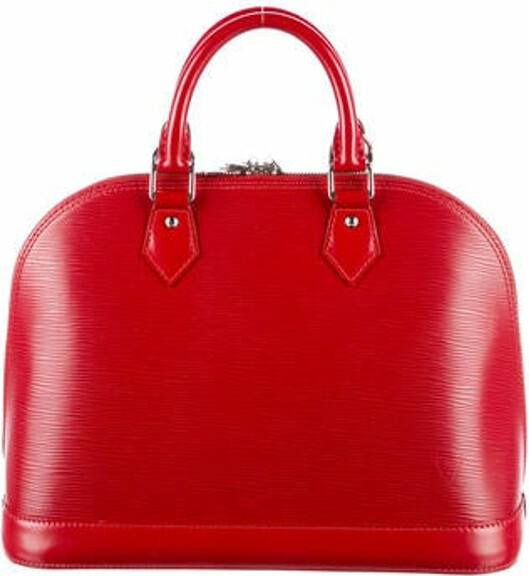 lv bolsa red handle