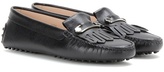 Thumbnail for your product : Tod's Heaven Frangia Spilla Leather Loafers