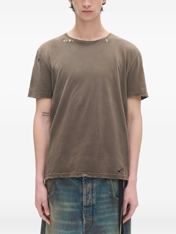 Ann Demeulemeester Baptist distressed T-shirt