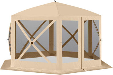 HANGZHOURUNXIN Outsunny 12' X 12' Hexagon Screen House