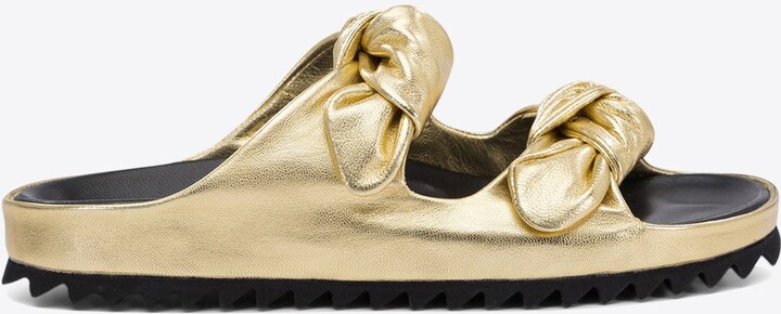Officine Creative Knotted Leather Sandals