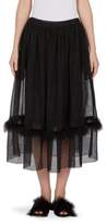 Thumbnail for your product : Simone Rocha Marabou Smocked Waist Skirt