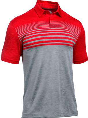 Under Armour Men's Coolswitch Upright Stripe Polo Shirt