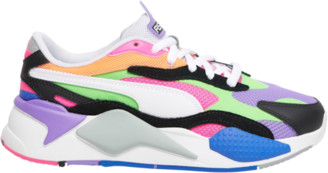 puma green and pink shoes