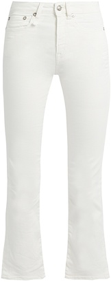 R 13 Kick-flare cropped jeans