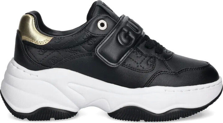 GUESS USA Helinn debossed strap sneakers