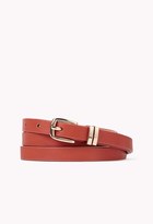 Thumbnail for your product : Forever 21 Longline Faux Leather Waist Belt