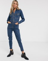 ASOS zip up jumpsuit denim