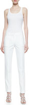 Thumbnail for your product : Michael Kors Eva Broadcloth Utility Pants, Optic White