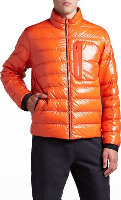 Moncler Orange Men's Jackets | Shop the world's largest collection 