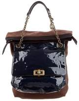 Thumbnail for your product : Lanvin Leather Shoulder Bag Brown Leather Shoulder Bag