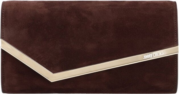Jimmy Choo Emmie Foldover Top Clutch Bag
