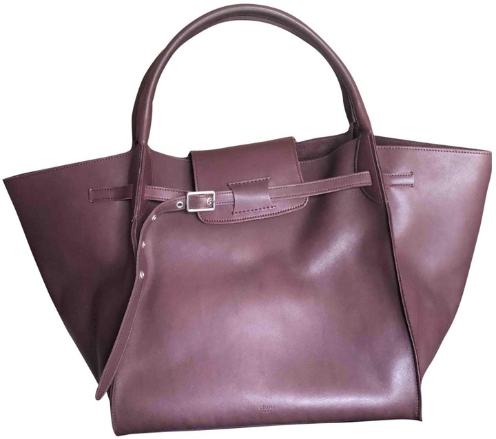 celine big bag burgundy