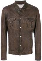 Thumbnail for your product : Salvatore Santoro shirt style leather jacket