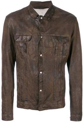 Salvatore Santoro shirt style leather jacket