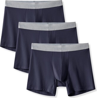 LAPASA Men's Micro Modal Boxer Briefs Stretch Underwear Silky