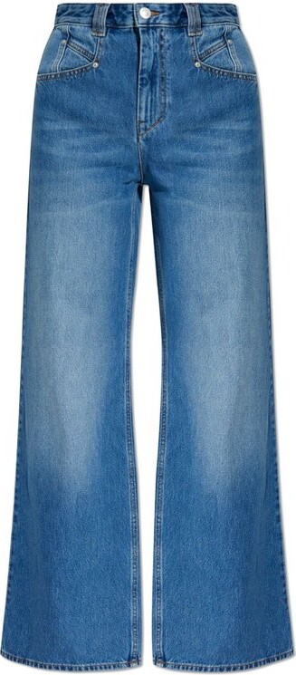 Isabel Marant Lemony Wide-Leg Jeans