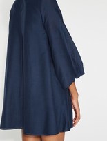 Thumbnail for your product : Halston Mini Voile Dress With Cuff Detail