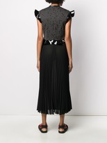 Thumbnail for your product : Christopher Kane Polka Dot Pleated Dress