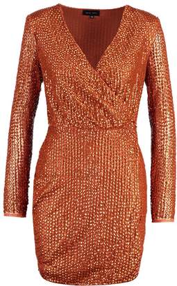 Missguided PEACE+LOVE Cocktail dress / Party dress copper