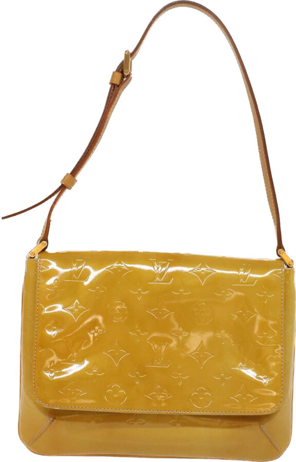 Louis Vuitton Bagatelle Ecru Leather Shoulder Bag (Pre-Owned)