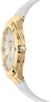 Thumbnail for your product : Ferragamo F-80 Classic Lady Goldplated Rubber Strap Watch