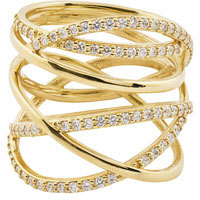 Lana Flawless Bond Ring with Diamonds, Size 7