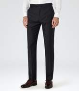 Thumbnail for your product : Reiss Kreider T - Wool And Silk Trousers in Navy