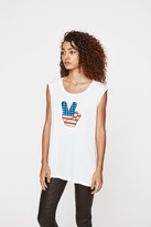 Thumbnail for your product : Rebecca Minkoff Peace Muscle Tee