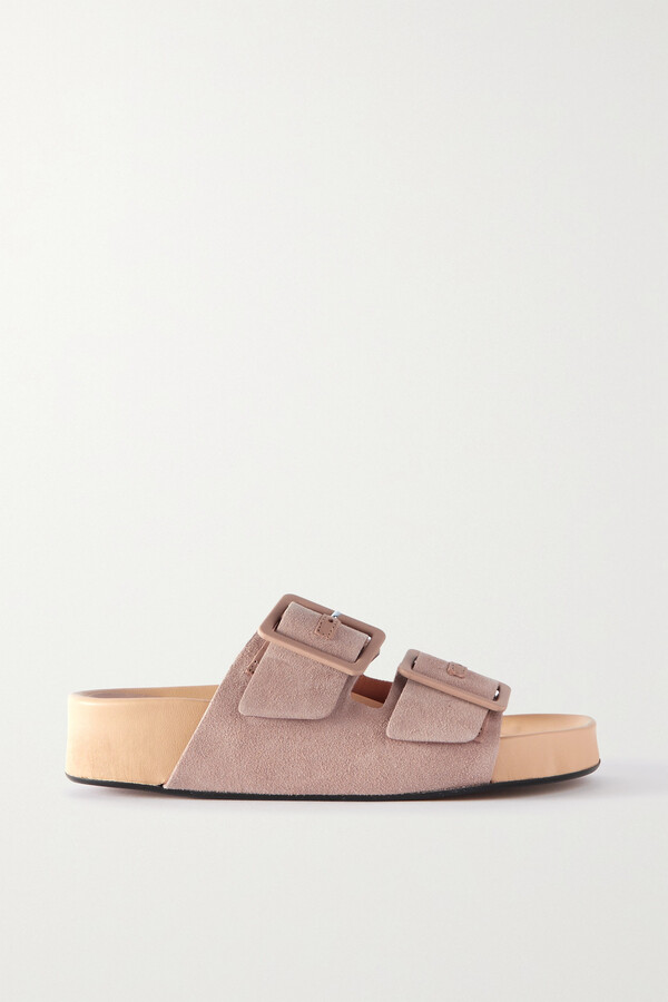 neutral platform sandals