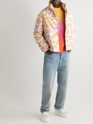 ERL Floral-Print Shell Down Jacket