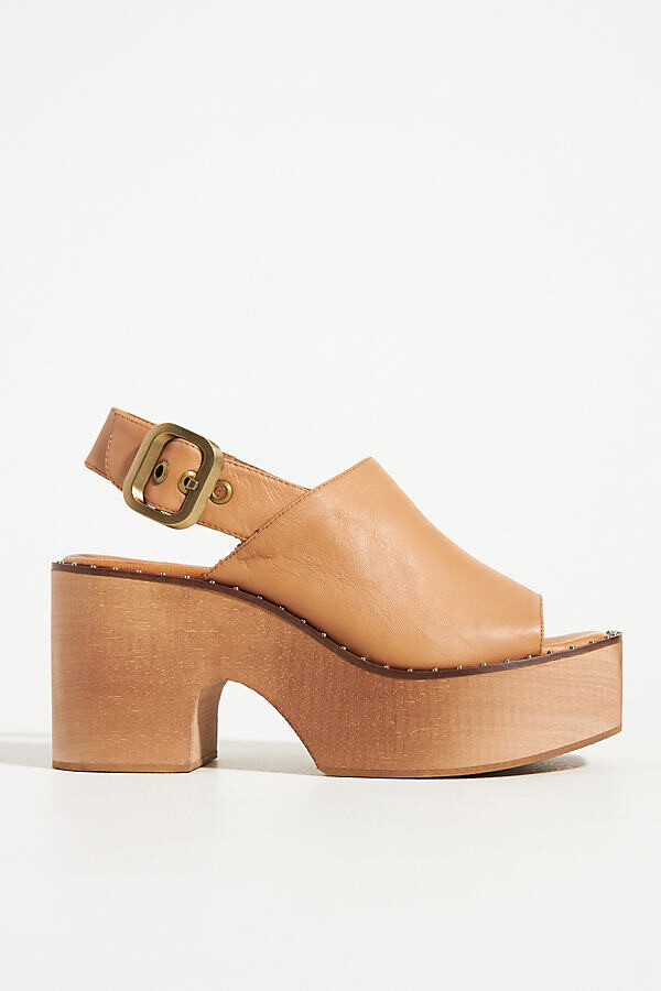 wooden platform sandals