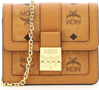 MCM Women's Aren Chain Zip Around Wallet